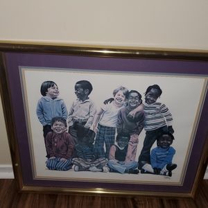 Framed Picture - Diversity Multi-cultural Children